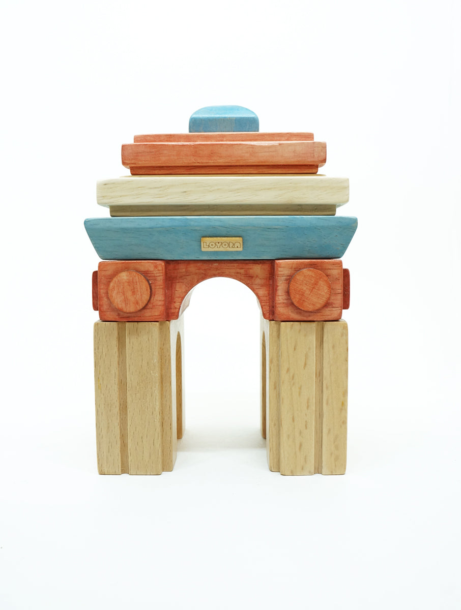 India Gate wooden Block puzzle I 6 pc wooden puzzle I best for concentration I Builds focus & Problem solving skills I 2 years+