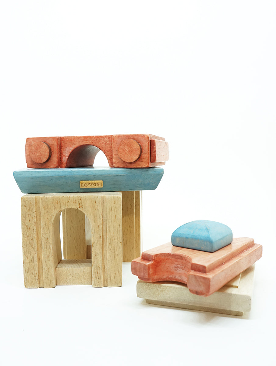 India Gate wooden Block puzzle I 6 pc wooden puzzle I best for concentration I Builds focus & Problem solving skills I 2 years+