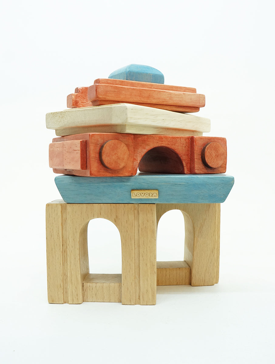 India Gate wooden Block puzzle I 6 pc wooden puzzle I best for concentration I Builds focus & Problem solving skills I 2 years+