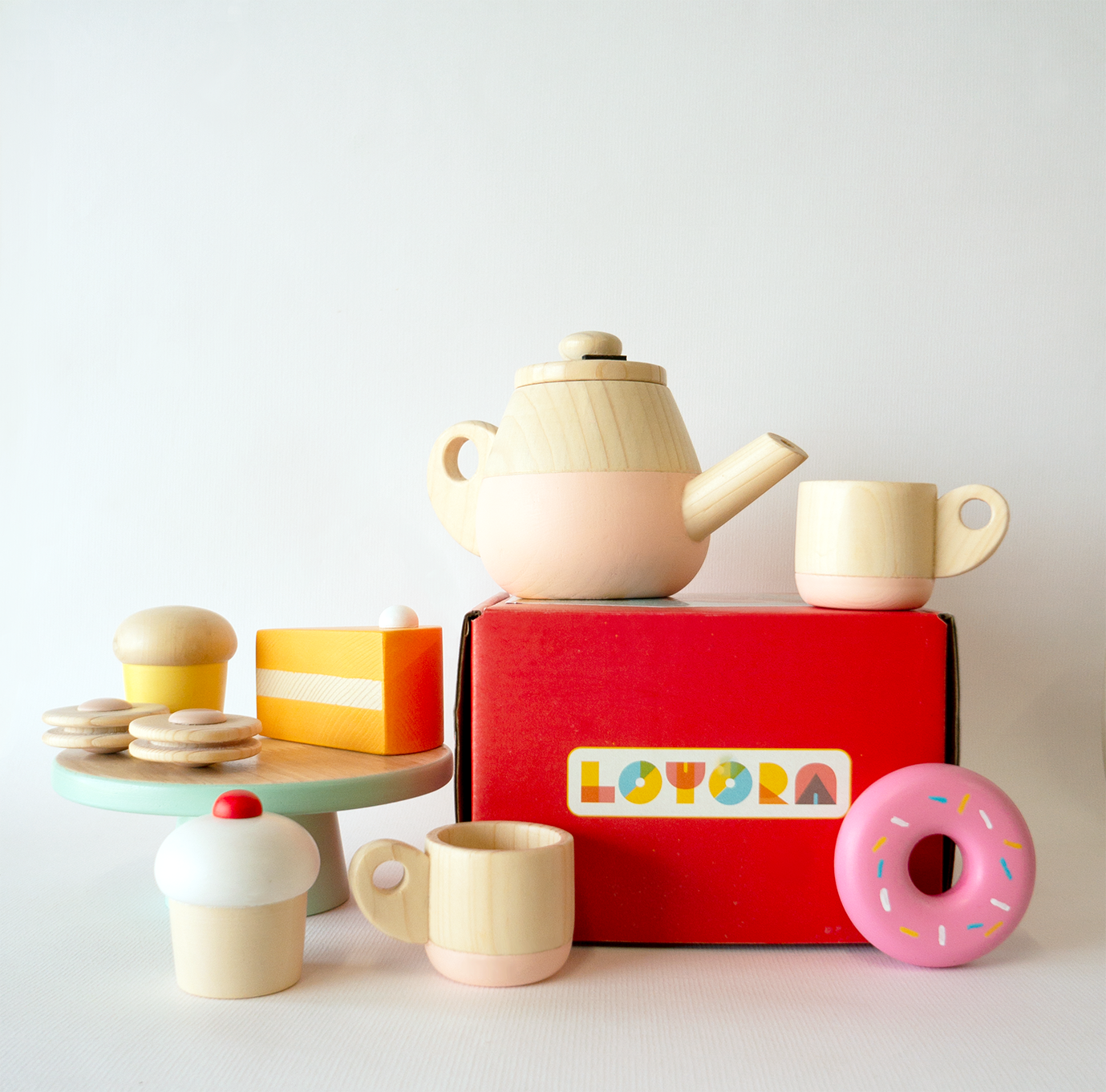 TEA PARTY Bundle - Tilly Teapot + Sweetie Pie dessert box set ( 10 pieces)
