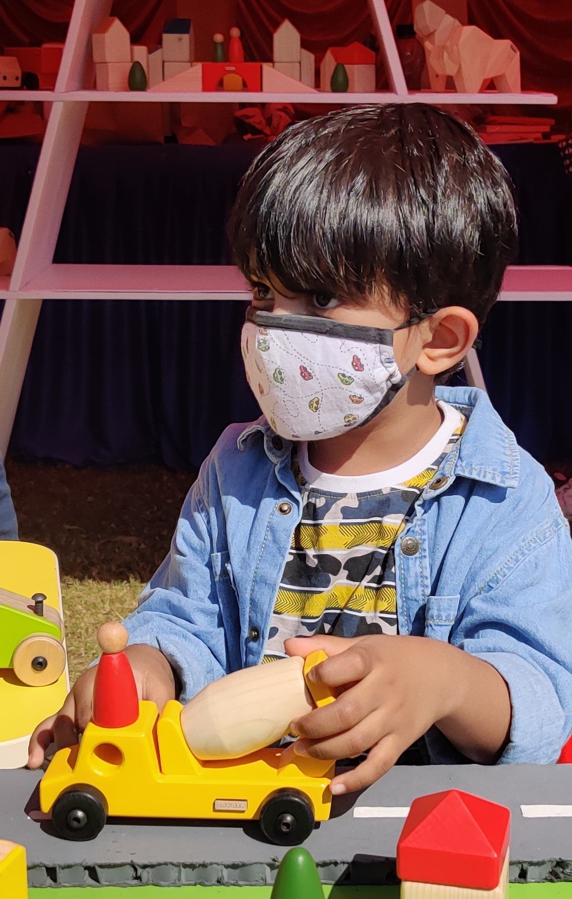 JOJO, the cement truck I wooden construction vehicle I best for motor skill development & open-ended play I 2 years+