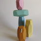 FLINTSTONES wooden toy I stacking blocks