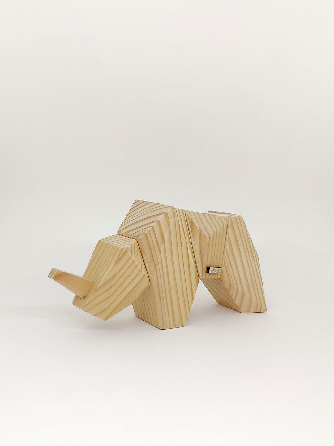 RON, the Rhino I Wooden Magnetic puzzle for building focus & concentration I Good for cognitive development I 3 years+